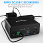Krisdonia 130W Portable Power Bank: 40000mAh, AC Outlet, 100W USB-C - Power Your Life! Krisdonia 130W Portable Power Bank: 40000mAh, AC Outlet, 100W USB-C - Power Your Life!