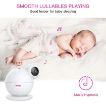 Smart Baby Monitor — 2K video, 355° pan, cry alerts, 2-way talk, moonlight projector & temp/humidity alerts!