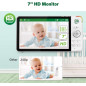 LeapFrog 7 HD Baby Monitor: 360° View, Color Night Vision, & Two-Way Talk LeapFrog 7 HD Baby Monitor: 360° View, Color Night Vision, & Two-Way Talk
