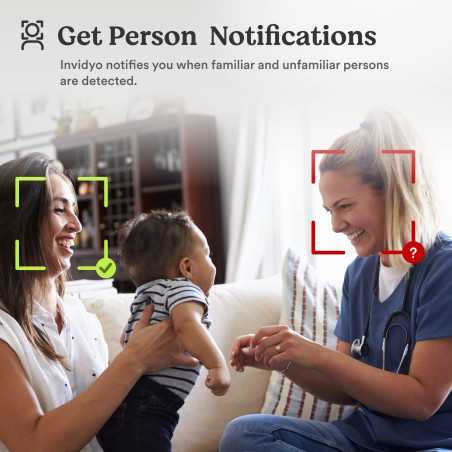 Invidyo Smart Baby Monitor: HD Video, Sleep Tracking, Cry Detection - Peace of Mind for Parents!