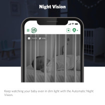 LeapFrog Scout LF2911 — 1080p HD baby monitor with WiFi remote, 360° view, 2-way talk, night vision & lullabies!
