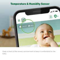LeapFrog Scout LF2911 — 1080p HD baby monitor with WiFi remote, 360° view, 2-way talk, night vision & lullabies!