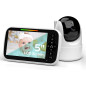 UKSUP 5 Baby Monitor: See, Hear & Soothe Your Baby - Night Vision, 2-Way Talk, Long Battery UKSUP 5 Baby Monitor: See, Hear & Soothe Your Baby - Night Vision, 2-Way Talk, Long Battery