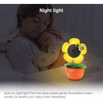 VTech RM9751 Wi-Fi Baby Camera, 1080p HD, Privacy Cover, Night Vision, Soothing Sounds, Two-Way Talk, Night Light