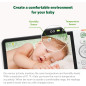 LeapFrog LF930HD : Moniteur Bébé HD 7 avec Vision Nocturne Couleur et Rotation 360°