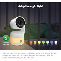 LeapFrog LF930HD Moniteur Bébé 7” HD et Vision Nocturne