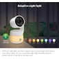 LeapFrog 7 HD Baby Monitor: 360° View, Color Night Vision, & Remote Access