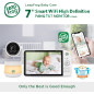 LeapFrog 7 HD Baby Monitor: 360° View, Color Night Vision, & Remote Access