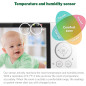 LeapFrog LF930HD : Moniteur Bébé HD 7 avec Vision Nocturne Couleur et Rotation 360°