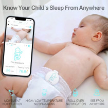 Sense-U Moniteur Bébé Vidéo HD : Suivi Mouvement, Température & Alertes en Temps Réel