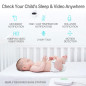 Sense-U Moniteur Bébé Vidéo HD : Suivi Mouvement, Température & Alertes en Temps Réel Sense-U Moniteur Bébé Vidéo HD : Suivi Mouvement, Température & Alertes en Temps Réel