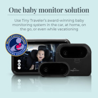 Tiny Traveler Dual Baby Car Camera: Peace of Mind Monitoring for Two Kids or Pets