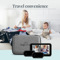 Tiny Traveler Baby Car Camera: Dual Monitor for Kids & Pets