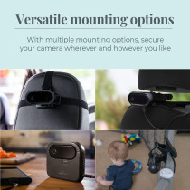 Tiny Traveler Baby Car Camera: Dual Monitor for Kids & Pets