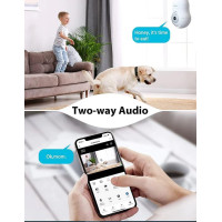 Caméra LaView 4MP WiFi Ampoule avec Vision Nocturne installation facile