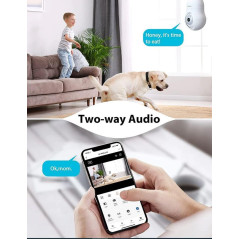 Caméra LaView 4MP WiFi Ampoule avec Vision Nocturne installation facile