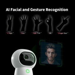 Enhance Home Security: Aqara 2K Indoor Camera Hub with AI & 360° View