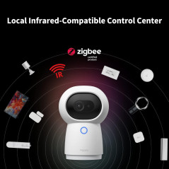 Enhance Home Security: Aqara 2K Indoor Camera Hub with AI & 360° View