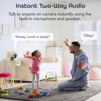 Geeni Glimpse: 1080p WiFi Security Camera - See, Hear & Protect Your Home!