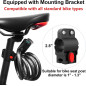 Anweller Fingerprint Bike Lock: 4.9ft Heavy-Duty, Keyless Smart Lock - Secure Your Ride! Anweller Fingerprint Bike Lock: 4.9ft Heavy-Duty, Keyless Smart Lock - Secure Your Ride!