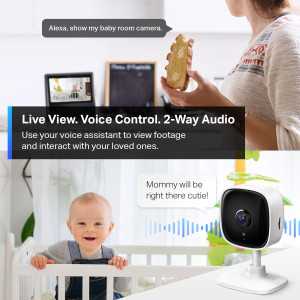 Tapo 2K Indoor Security Camera: Baby & Pet Monitor with Motion Detection & 2-Way Audio