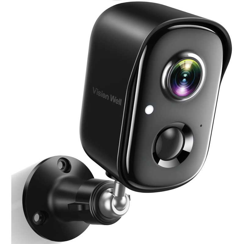 2K Wireless Outdoor Security Cameras with AI Detection & Night Vision