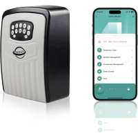 Coffre de Sécurité à Clé Bluetooth - Accès Instantané, Noir