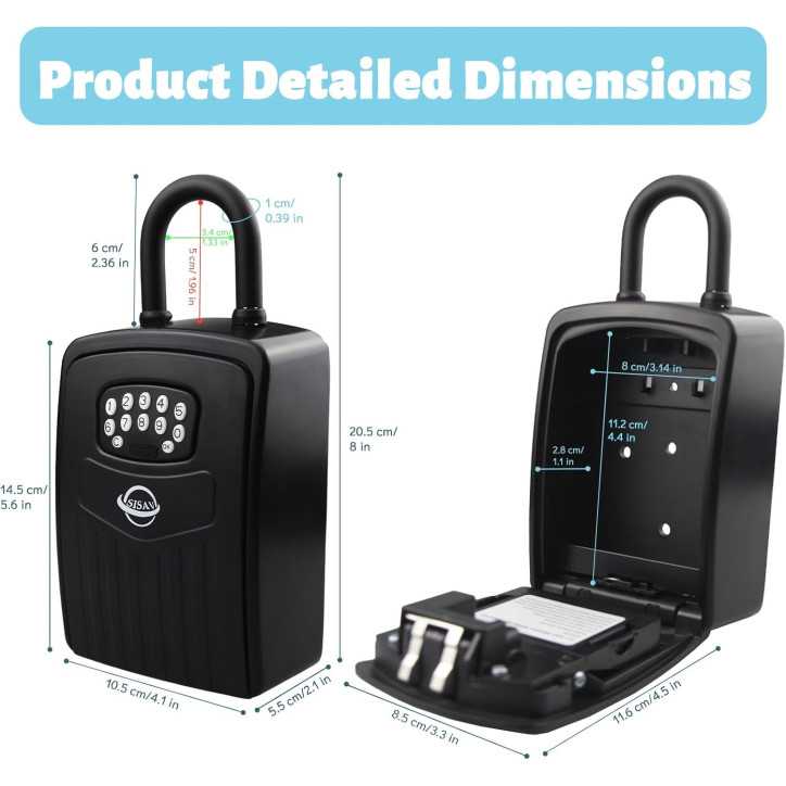 Coffre à Clés Bluetooth Sécurisé: Accès Facile, Partage Flexible, Protection Totale! Coffre à Clés Bluetooth Sécurisé: Accès Facile, Partage Flexible, Protection Totale!