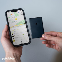Pebblebee Card: Rechargeable Item Tracker with Apple Find My & 500ft Range