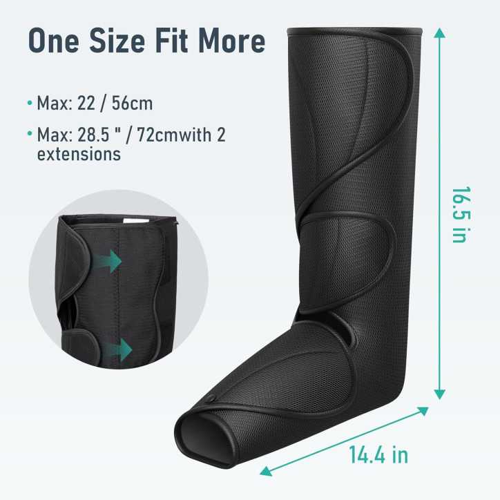 QUINEAR Leg Massager with Heat & Air Compression: Relief for Foot & Calf Pain - FSA/HSA Eligible! QUINEAR Leg Massager with Heat & Air Compression: Relief for Foot & Calf Pain - FSA/HSA Eligible!