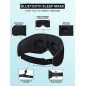 Masque de Sommeil Bluetooth LC-dolida : Confort 3D Ultra-Fin, Musique Apaisante pour un Sommeil Rêvé ! Masque de Sommeil Bluetooth LC-dolida : Confort 3D Ultra-Fin, Musique Apaisante pour un Sommeil Rêvé !