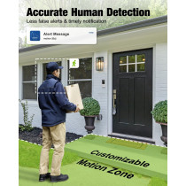 Smart MUBVIEW Wireless Video Doorbell: 1080p, 2-Way Talk, Night Vision