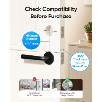 eufy Security Smart Lock C220:Keyless Fingerprint Door Lock with Wi-Fi
