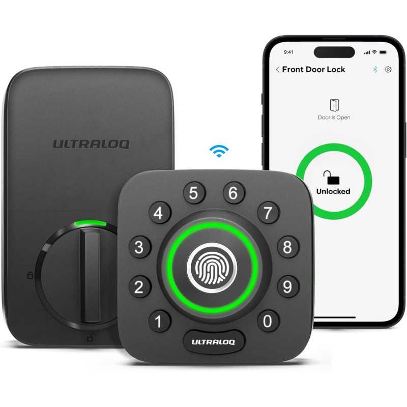 ULTRALOQ U-Bolt Pro : Serrure Connectée 8-en-1, Étanche