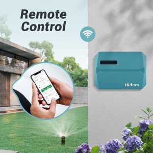 HiOazo Smart Sprinkler Controller: WiFi 6-Zone Irrigation System with Rain Sensor - Effortless Watering!