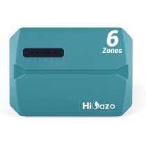 Smart 6 Zone WiFi Sprinkler Controller - Free App & Rain Sensor Support