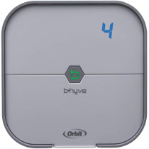 Orbit 57915 B-hyve 4-Zone Smart Sprinkler Controller - Gray