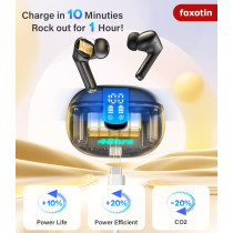 Wireless Earbuds with Bluetooth 5.3 & 48H Playback - IP7 Waterproof