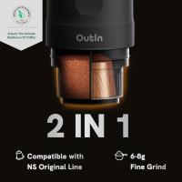 OutIn Nano: Machine Expresso Portable & Auto-Chauffante – Votre Café Parfait Partout!