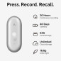 PLAUD NotePin : Enregistreur Vocal IA 64 Go - Transcription 112 Langues & Résumé Intelligent ! Argent