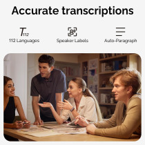 Enregistreur Vocal AI : NotePin, Transcription & 64 Go mémoire
