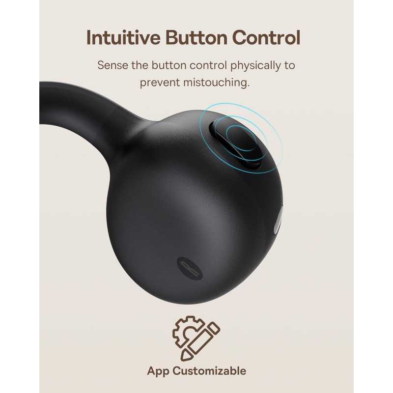 Baseus Bowie MC1: Open Ear Clip-On Earbuds with Adaptive Comfort & Sound