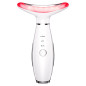 Masseur Visage & Cou 3-en-1 LED : Chaleur, Vibration, Rajeunissement Garanti!