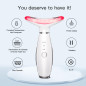 3-in-1 LED Face & Neck Massager: Thermal Vibration for Firming & Anti-Wrinkle Skin Care 3-in-1 LED Face & Neck Massager: Thermal Vibration for Firming & Anti-Wrinkle Skin Care