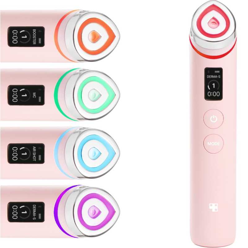 Medicube Age-R Booster Pro Pink - 6-in-1 Glass Glow Massager