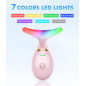 7-Color LED Face Massager: Red Light Therapy for Wrinkles & Double Chin | Thermal Vibration & Skin Rejuvenation 7-Color LED Face Massager: Red Light Therapy for Wrinkles & Double Chin | Thermal Vibration & Skin Rejuvenation
