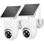 Oculview 2K Solar Security Camera: 360° View, Color Night Vision, 2-Way Audio - Wireless Peace of Mind! Oculview 2K Solar Security Camera: 360° View, Color Night Vision, 2-Way Audio - Wireless Peace of Mind!