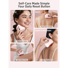 Electric Gua Sha Face Massager with Heat & 9 Intensity Levels