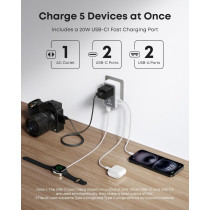 Adaptateur de Voyage Anker Nano 5 Ports - Idéal pour le voyage