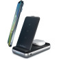 Satechi 3-in-1 Wireless Charging Stand: Power Bank for iPhone, AirPods & iPad - Travel Ready! Satechi 3-in-1 Wireless Charging Stand: Power Bank for iPhone, AirPods & iPad - Travel Ready!